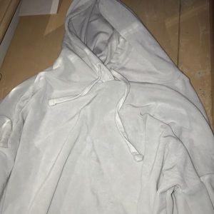 a hoodie